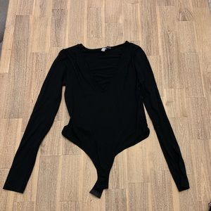ASOS Deep V Bodysuit Small